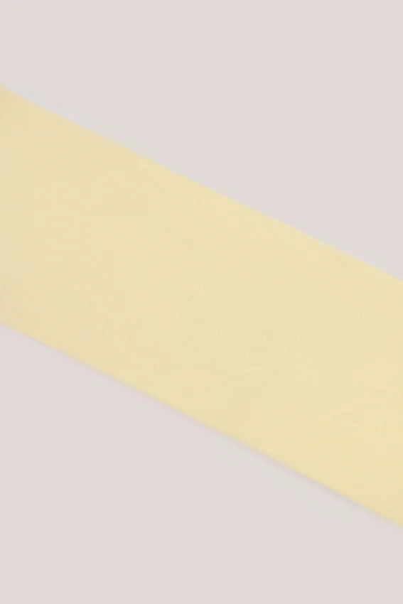 Candy Modal Ribbed Headband in Buttercream Yellow Candy Modal Ribbed Headband in Buttercream Yellow