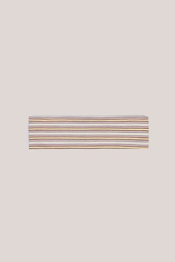 Candy Modal Ribbed Headband in Pink & Yellow Stripe Candy Modal Ribbed Headband in Pink & Yellow Stripe