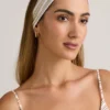 Candy Modal Ribbed Headband in Pink & Yellow Stripe Candy Modal Ribbed Headband in Pink & Yellow Stripe