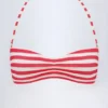 Cascais Multiway Bikini Top in Cherry Red Stripe Cascais Multiway Bikini Top in Cherry Red Stripe