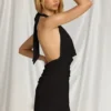 Cira Halterneck Mini Dress in Black Cira Halterneck Mini Dress in Black