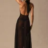 Coralie Halterneck Maxi Dress in Black Coralie Halterneck Maxi Dress in Black