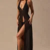 Coralie Halterneck Maxi Dress in Black Coralie Halterneck Maxi Dress in Black