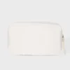 Corduroy Bow Makeup Bag in Ivory Corduroy Bow Makeup Bag in Ivory
