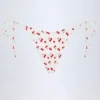 Cove Side-Tie Cheeky Bikini Bottoms in Cherry Print