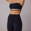High-Waist Mini Shorts in Black