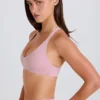 Crossback V-Neck Sports Bra in Mauve Crossback V-Neck Sports Bra in Mauve