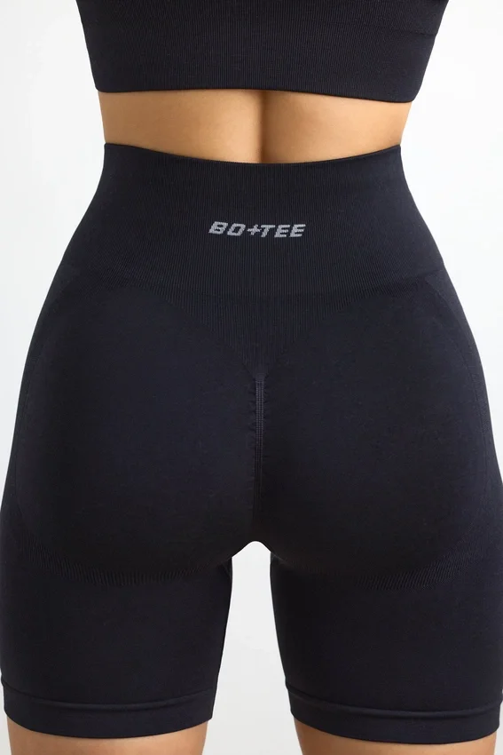 Define Luxe High-Waist Biker Shorts in Black Define Luxe High-Waist Biker Shorts in Black