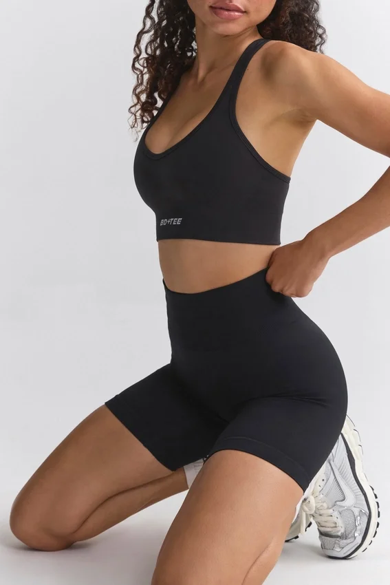 Define Luxe High-Waist Biker Shorts in Black Define Luxe High-Waist Biker Shorts in Black