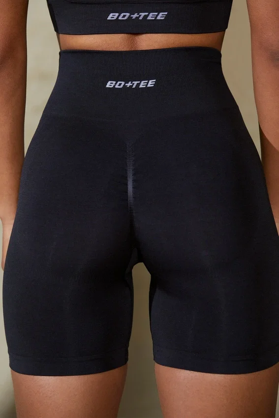 Define Luxe High-Waist Biker Shorts in Black Define Luxe High-Waist Biker Shorts in Black