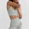 Define Luxe High-Waist Biker Shorts in Fog Define Luxe High-Waist Biker Shorts in Fog