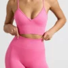 Define Luxe High-Waist Mini Shorts in Hot Pink Define Luxe High-Waist Mini Shorts in Hot Pink