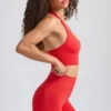 Define Luxe Mini Shorts in Poppy Red Define Luxe Mini Shorts in Poppy Red