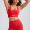 Define Luxe Mini Shorts in Poppy Red Define Luxe Mini Shorts in Poppy Red
