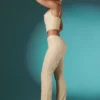 Fallon Petite Embellished Lace Low Rise Trousers in Ivory Fallon Petite Embellished Lace Low Rise Trousers in Ivory