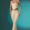 Fallon Petite Embellished Lace Low Rise Trousers in Ivory Fallon Petite Embellished Lace Low Rise Trousers in Ivory