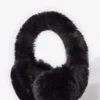 Faux-Fur Earmuffs in Black Faux-Fur Earmuffs in Black