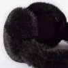 Faux-Fur Earmuffs in Black Faux-Fur Earmuffs in Black