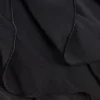 Felicity Ruffled Mid-Rise Flared Trousers in Black Felicity Ruffled Mid-Rise Flared Trousers in Black