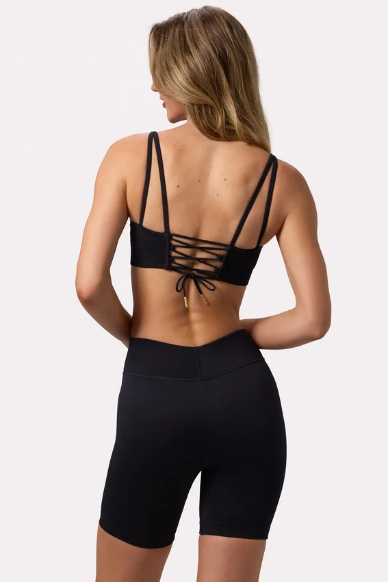 FlexiRib Biker Shorts in Black FlexiRib Biker Shorts in Black
