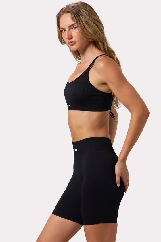 FlexiRib Biker Shorts in Black FlexiRib Biker Shorts in Black