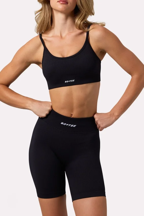 FlexiRib Biker Shorts in Black FlexiRib Biker Shorts in Black