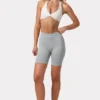 FlexiRib Biker Shorts in Grey FlexiRib Biker Shorts in Grey