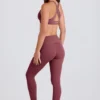 Foldover Mid-Rise Stirrup Leggings in Acai Foldover Mid-Rise Stirrup Leggings in Acai