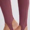 Foldover Mid-Rise Stirrup Leggings in Acai Foldover Mid-Rise Stirrup Leggings in Acai