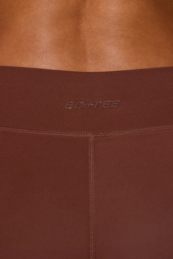 Full Length Leggings with Pockets in Brown Full Length Leggings with Pockets in Brown