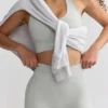 High Waist Define Luxe Mini Shorts in Grey High Waist Define Luxe Mini Shorts in Grey