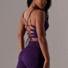 High Waist Super Sculpt Biker Shorts in Purple High Waist Super Sculpt Biker Shorts in Purple