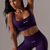High Waist Super Sculpt Biker Shorts in Purple High Waist Super Sculpt Biker Shorts in Purple