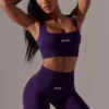 High Waist Super Sculpt Biker Shorts in Purple High Waist Super Sculpt Biker Shorts in Purple