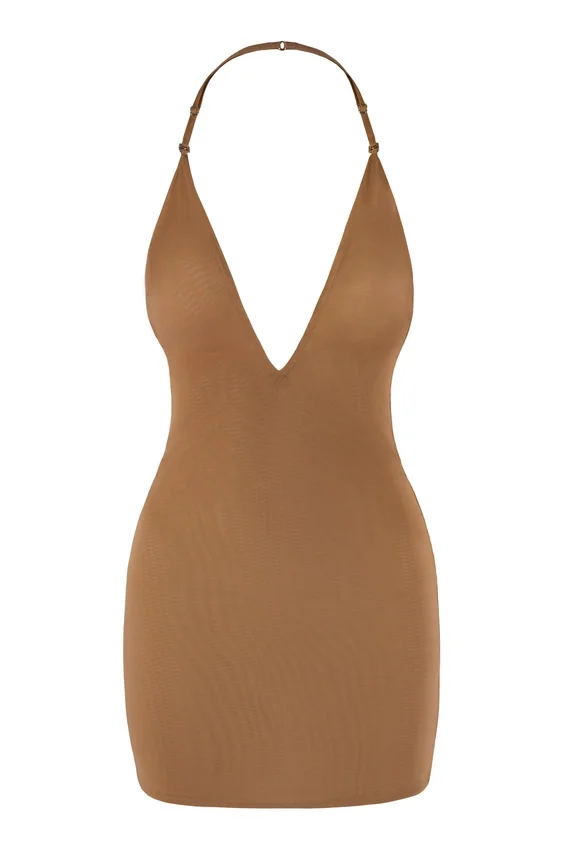 Intimates Intimates Soft Mesh Multiway Mini Dress in Almond Intimates Intimates Soft Mesh Multiway Mini Dress in Almond