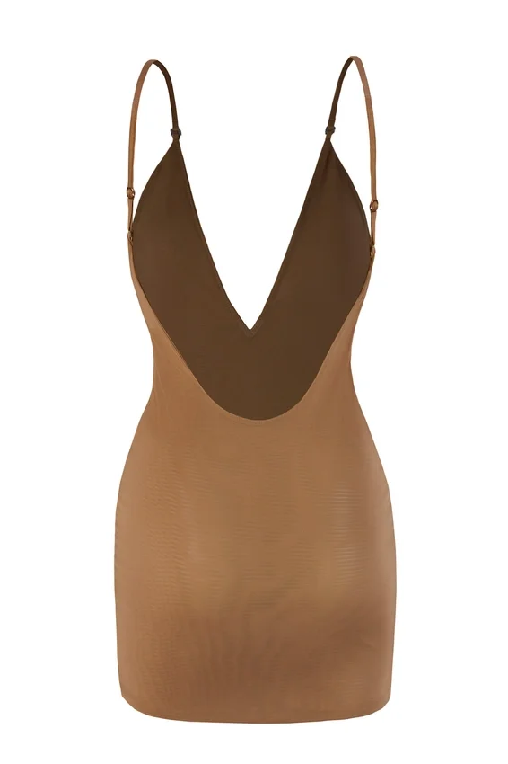 Intimates Intimates Soft Mesh Multiway Mini Dress in Almond Intimates Intimates Soft Mesh Multiway Mini Dress in Almond