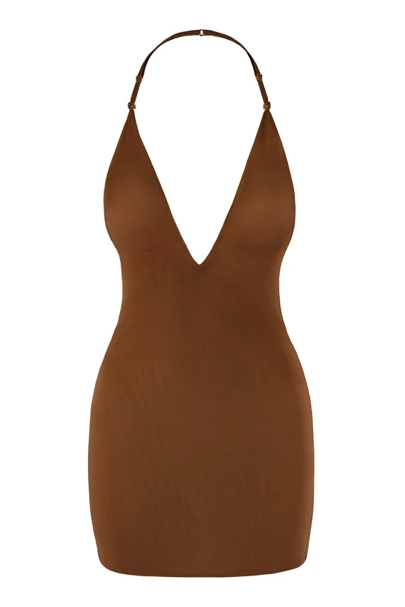 Intimates Intimates Soft Mesh Multiway Mini Dress in Chestnut Intimates Intimates Soft Mesh Multiway Mini Dress in Chestnut
