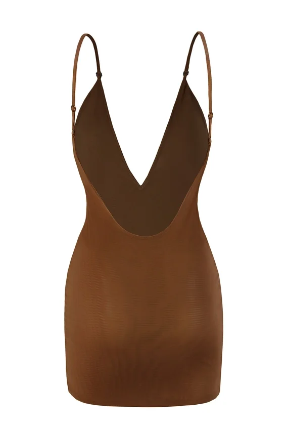 Intimates Intimates Soft Mesh Multiway Mini Dress in Chestnut Intimates Intimates Soft Mesh Multiway Mini Dress in Chestnut