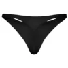 Intimates Seamless Knit Thong in Black Intimates Seamless Knit Thong in Black