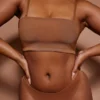 Intimates Soft Mesh Bandeau Bra in Almond Intimates Soft Mesh Bandeau Bra in Almond