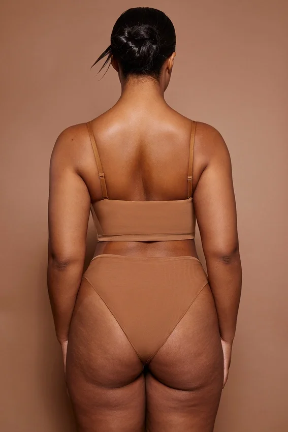 Intimates Soft Mesh Bandeau Bra in Almond Intimates Soft Mesh Bandeau Bra in Almond