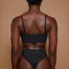 Intimates Soft Mesh Bandeau Bra in Black Intimates Soft Mesh Bandeau Bra in Black
