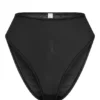 Intimates Soft Mesh High Waisted Knicker in Black Intimates Soft Mesh High Waisted Knicker in Black