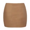 Intimates Soft Mesh Low-Rise Micro Mini Slip Skirt in Almond Intimates Soft Mesh Low-Rise Micro Mini Slip Skirt in Almond
