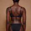 Intimates Soft Mesh String Bikini in Black