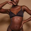 Intimates Soft Mesh String Bikini in Black