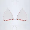 Kotor Triangle Bikini Top in Cherry Red