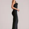 Landen Halterneck Midaxi Dress in Black Landen Halterneck Midaxi Dress in Black