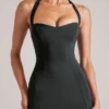 Landen Halterneck Midaxi Dress in Black Landen Halterneck Midaxi Dress in Black
