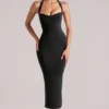 Landen Halterneck Midaxi Dress in Black Landen Halterneck Midaxi Dress in Black